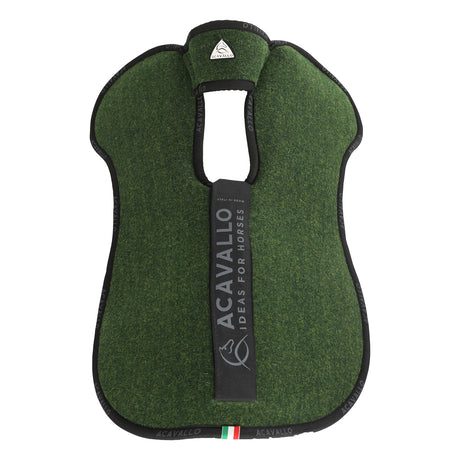Acavallo Pad Piuma WFS Pocket Double Felt Front Riser #colour_green