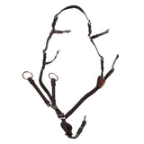 Acavallo Five-Point Breastplate Calfskin #colour_brown