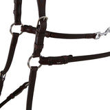 Acavallo Five-Point Breastplate Calfskin #colour_brown