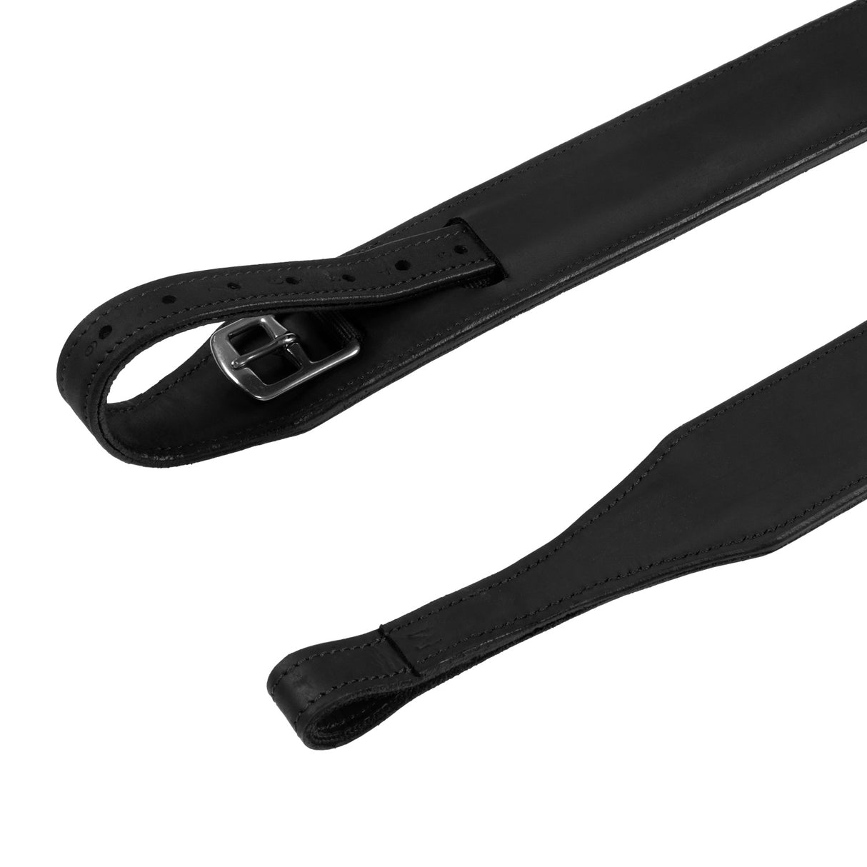 Acavallo Sublime Fender Mono Stirrups Leather #colour_black