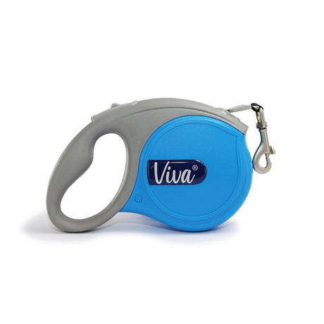 Ancol Viva Retractable Lead #colour_blue