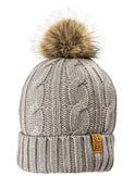 Woof Wear Cable Beanie #colour_stone