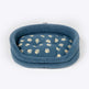 Danish Design Harbour Paw Fleece Slumber Bed #colour_blue