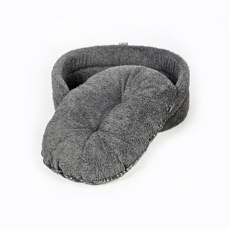 Danish Design Fleece Slumber Bed #colour_charcoal