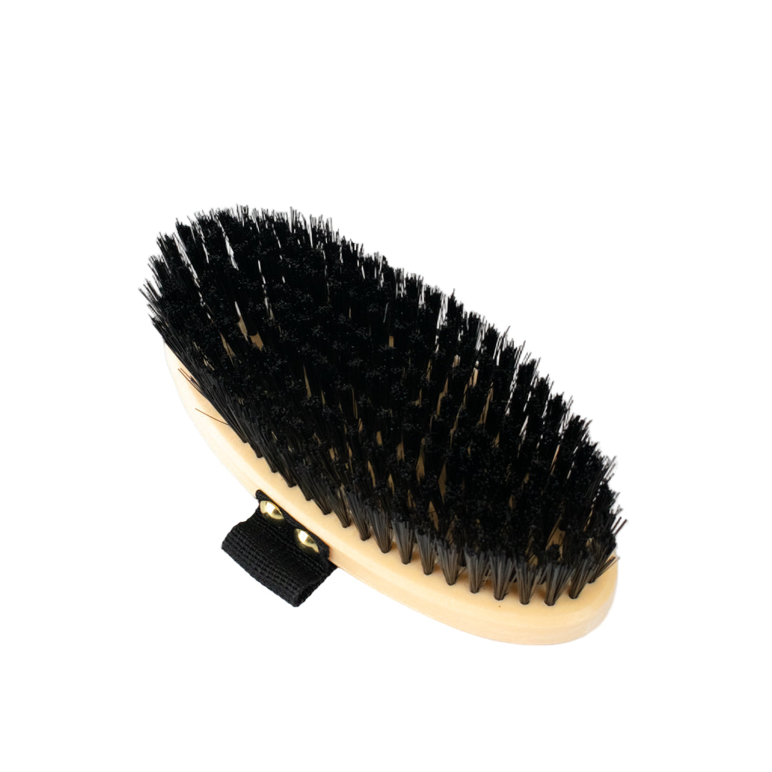 GS Equestrian & Country Plastic Body Brush #colour_black