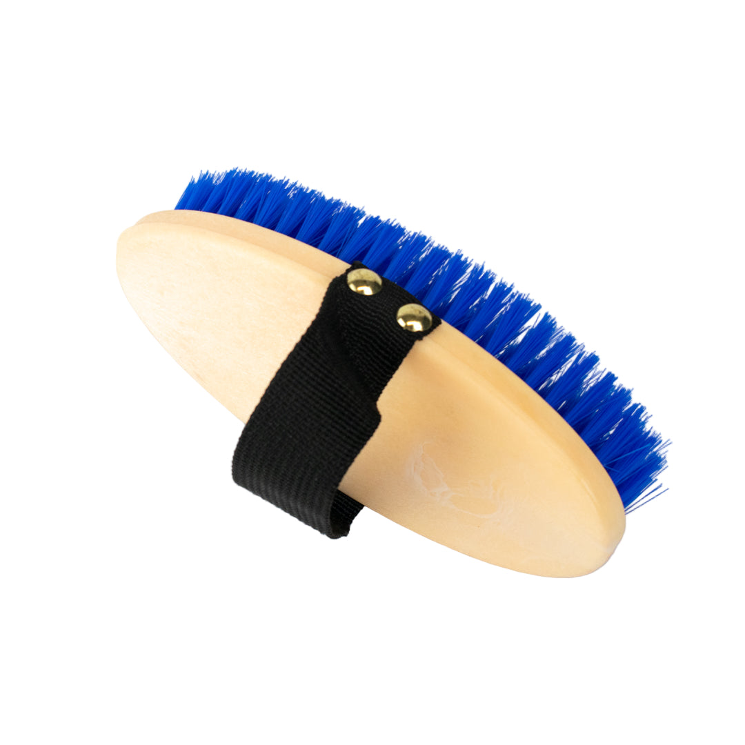 GS Equestrian & Country Plastic Body Brush #colour_blue
