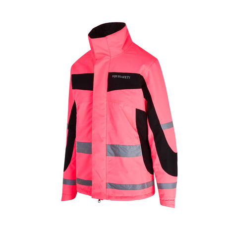 Equisafety Children's Winter Inverno Riding Jacket #colour_pink