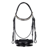 Equestro English Leather Bridle With Glitter