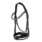 Equestro English Leather Bridle With Glitter