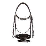 Equestro English Leather Bridle With Glitter