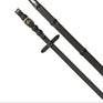 Equestro Reins For English Bridle With Brass-Plated Buckles #colour_black
