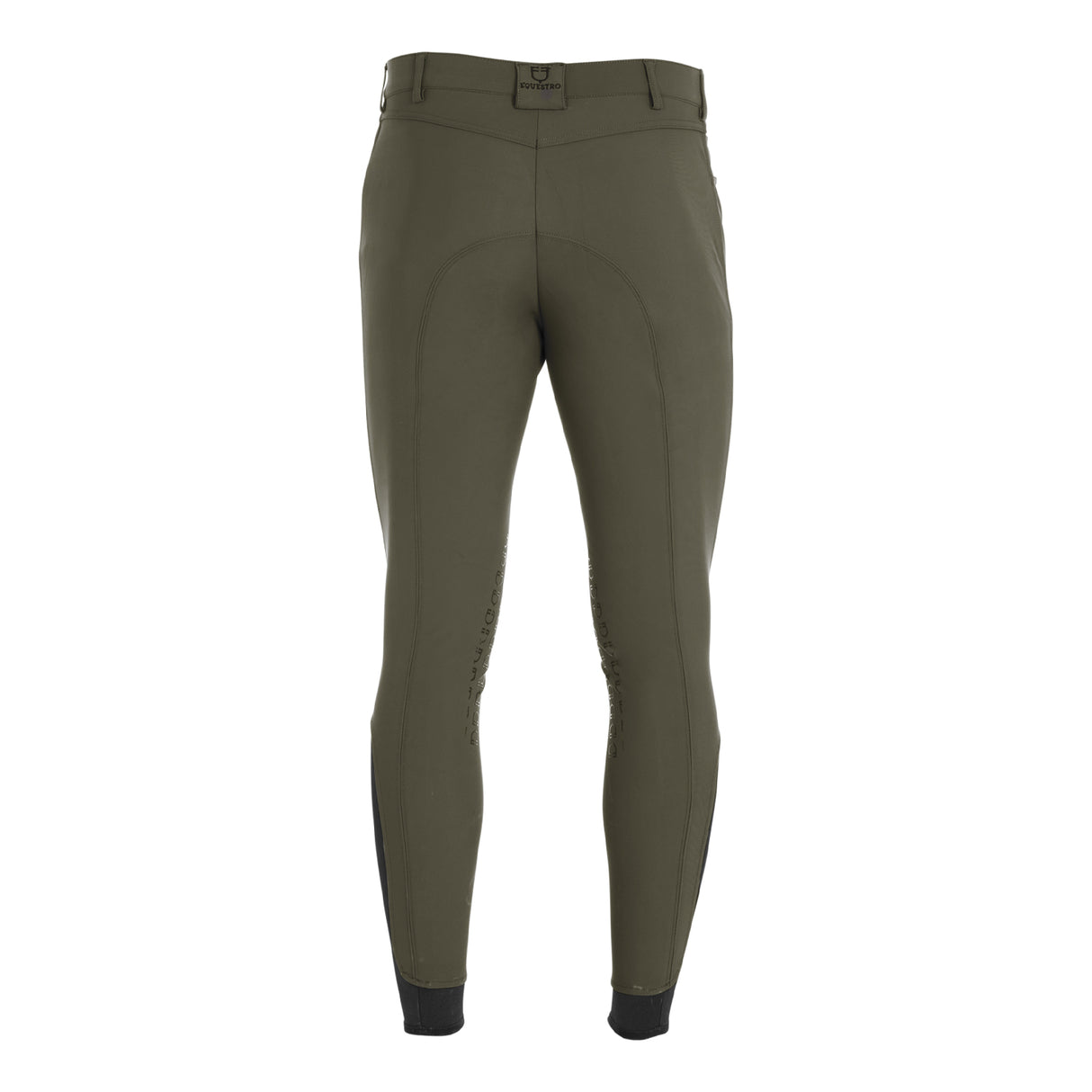 Equestro Men's Slim Fit Grip Breeches With Logo