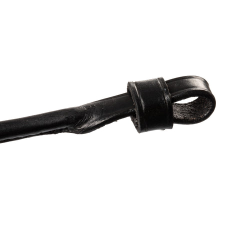 Tubular leather pelham strap