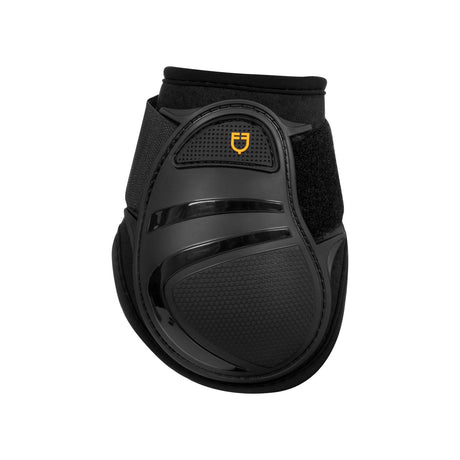 Equestro Ruby Young Horse Fetlock Boots – TPU Shell & Neoprene Lining #colour_black