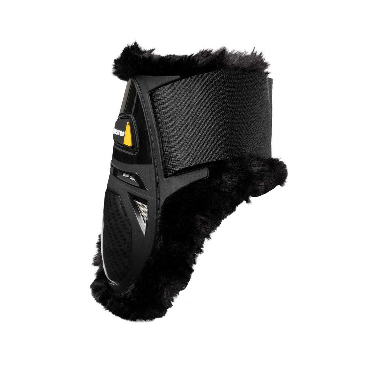 Equestro Spider Man Fetlock Boots With Synthetic Sheepskin