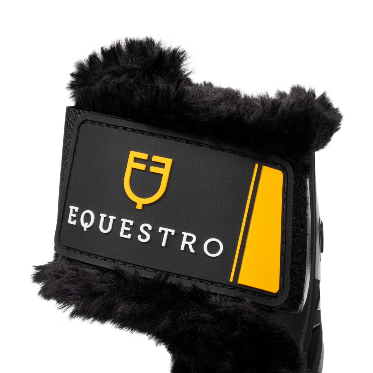 Equestro Spider Man Fetlock Boots With Synthetic Sheepskin