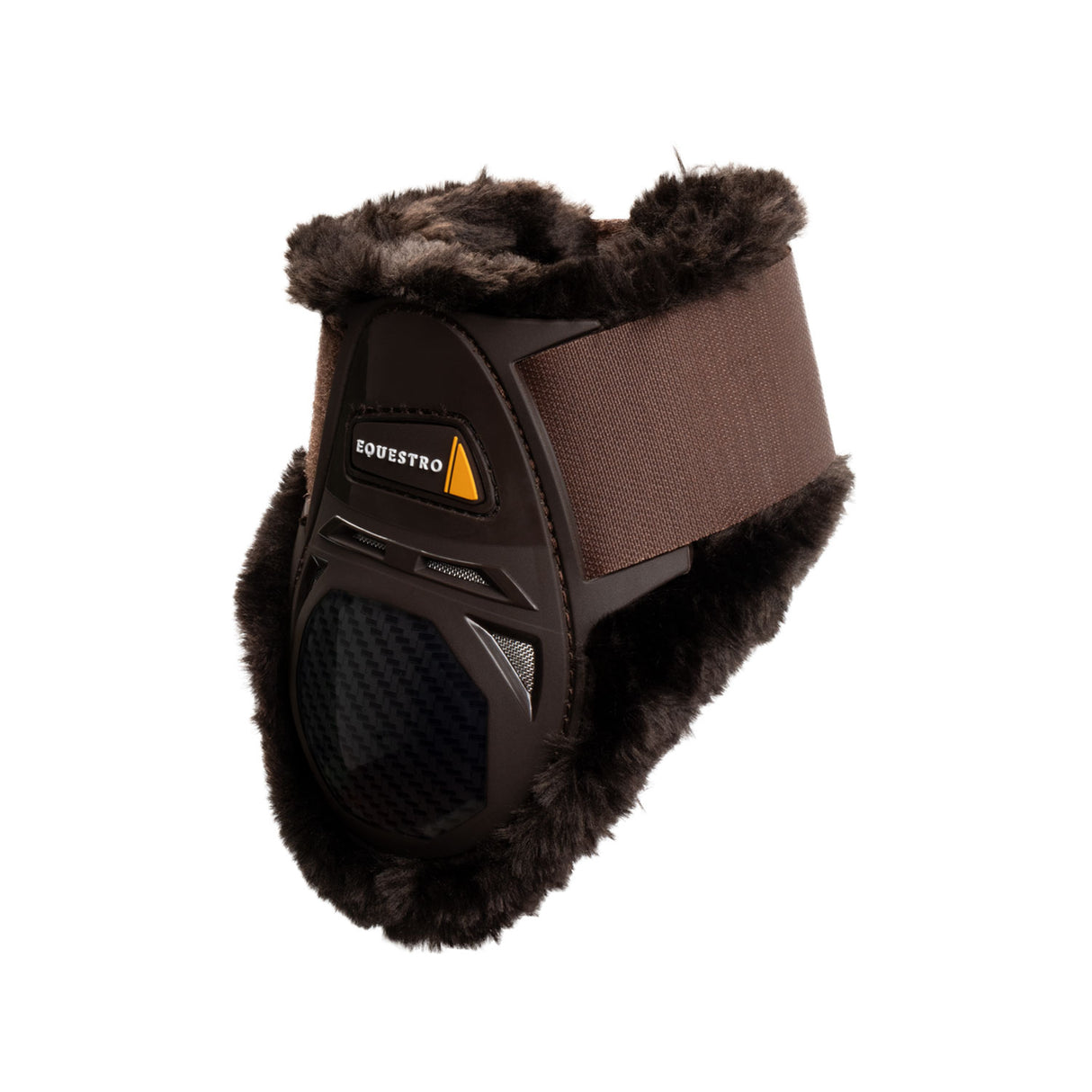 Equestro Spider Man Fetlock Boots With Synthetic Sheepskin