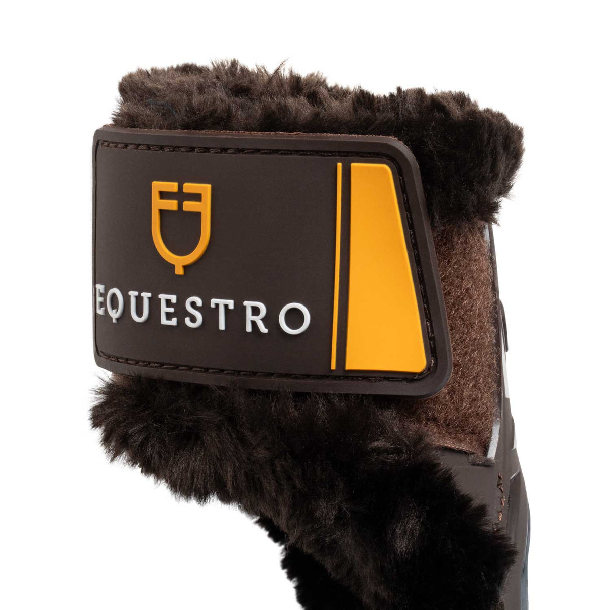 Equestro Spider Man Fetlock Boots With Synthetic Sheepskin