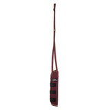 Equestro Travelling Boots Set And Tail Guard With Rubber Patch #colour_burgundy