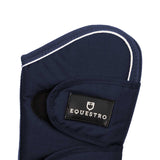 Equestro Travelling Boots Set And Tail Guard With Rubber Patch #colour_blue