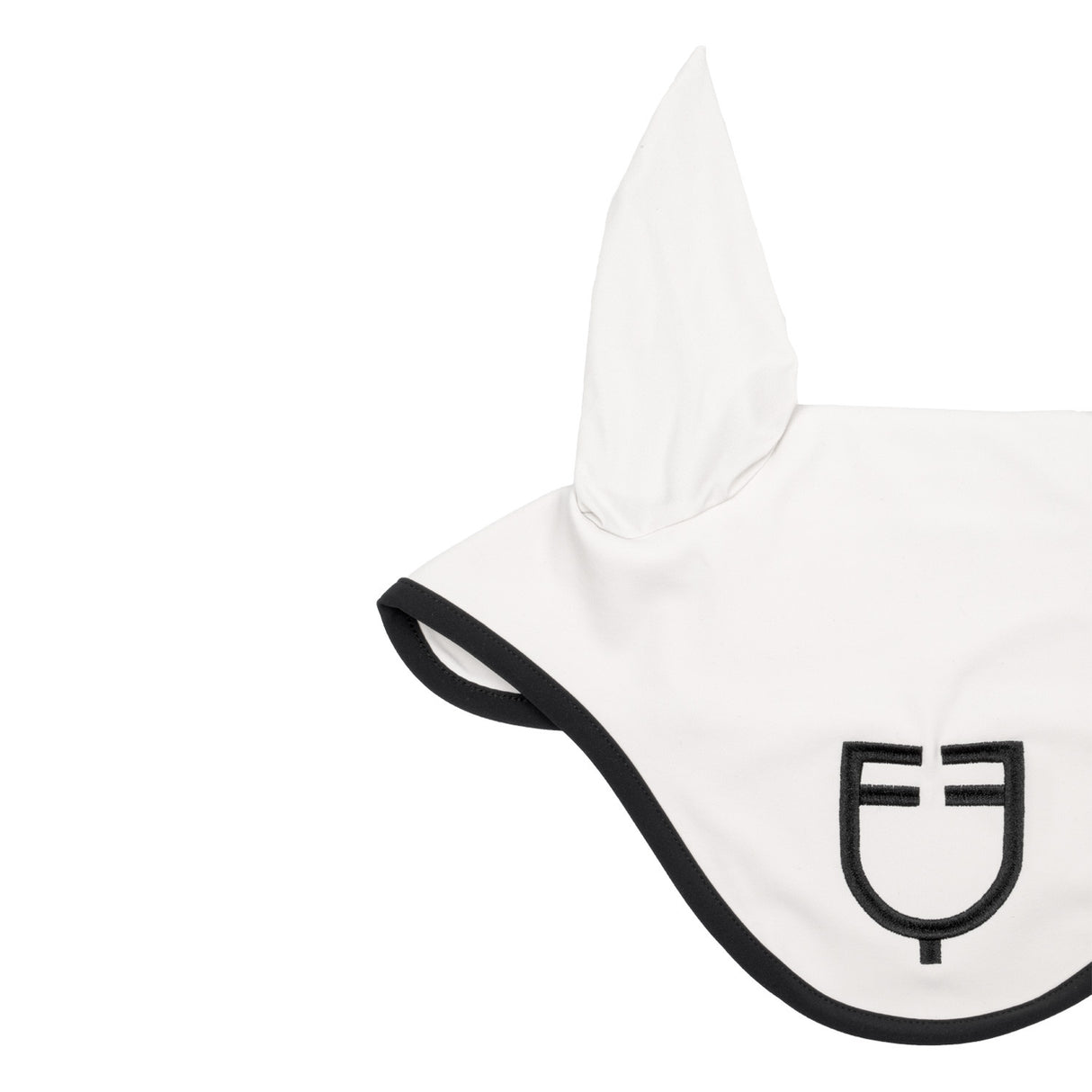 Equestro Black Line Edition Fly Veil In Stretch Material