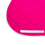 Jumping saddle pad technical fabric with logo