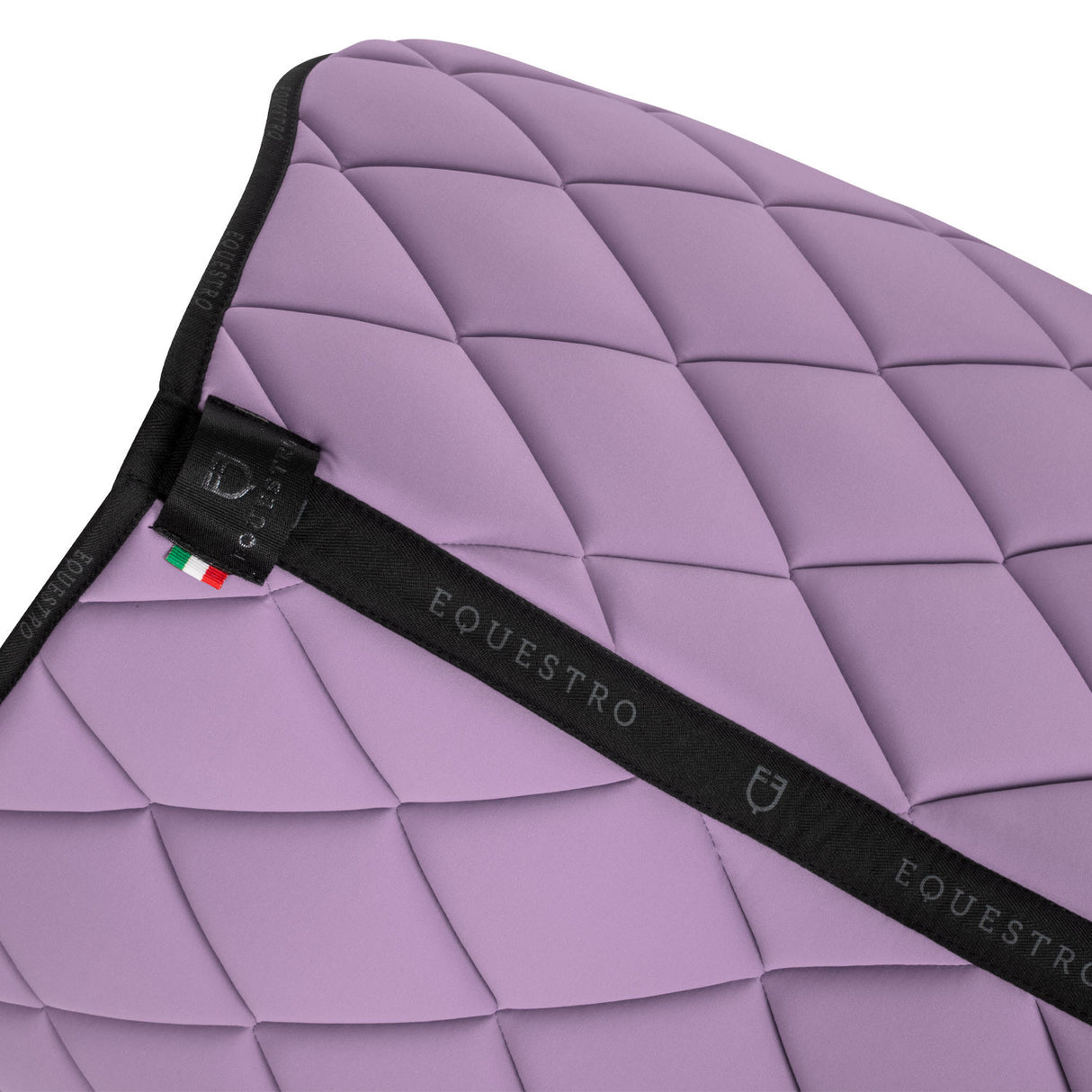 Jumping saddle pad technical fabric with logo