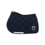 Jumping saddle pad technical fabric with logo