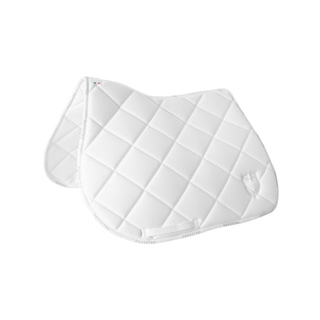 Jumping saddle pad technical fabric with logo