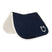 Equestro Wave Quilting Jumping Saddle Pad In Technical Fabric #colour_blue-white