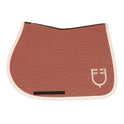 Equestro Wave Quilting Jumping Saddle Pad In Technical Fabric