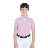 Equestro Kids' Slim Fit Training Polo Shirt High Performance