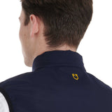 Men's vest in windproof technical fabric