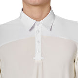 Men's long-sleeved competition polo shirt