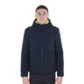 Equestro Men's Waterproof Jacket With Teddy Inserts #colour_blue