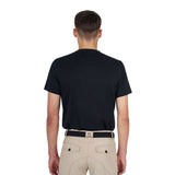 Men's basic T-shirt with chest lettering