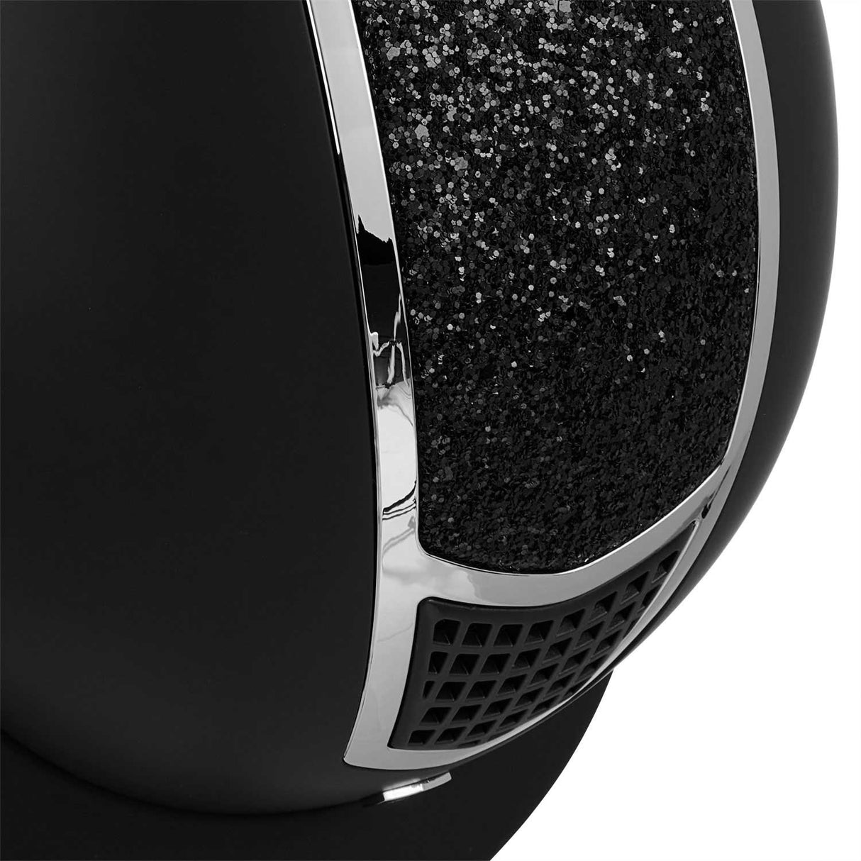 Equestro Helmet With Rhinestones Homologation En 1384-2023 #colour_black-silver