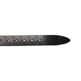 Equestro Leather Logo Belt With Logoed Buckle