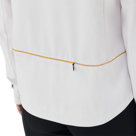 Women's slim fit softshell jacket with windproof zip