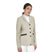 Women's competition jacket four buttons perforated fabric