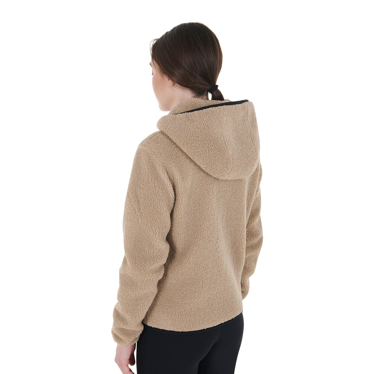 Women's sweatshirt in fleece with front pocket