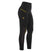 Equestro Women's Slim Fit Leggings with Micro Mesh Inserts #colour_black