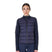 Women's jacket in nylon and knit with zip