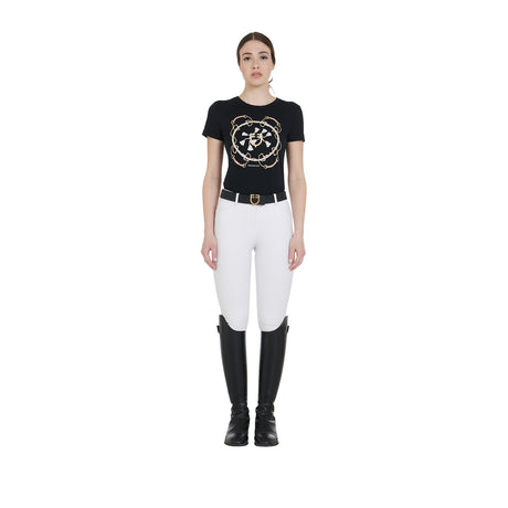 Women's full grip high waisted breeches with fleece lining inside