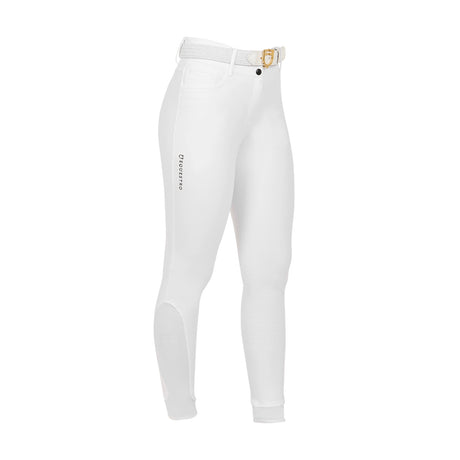 Women's high-waisted knee grip breeches with fleece lining