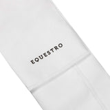 Equestro Dressage Plastron Rhinestone Logo