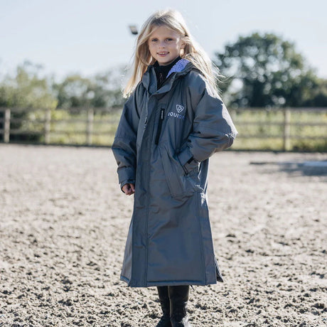 EQUIDRY Children's Thick Fleece Evolution #colour_grey-lilac