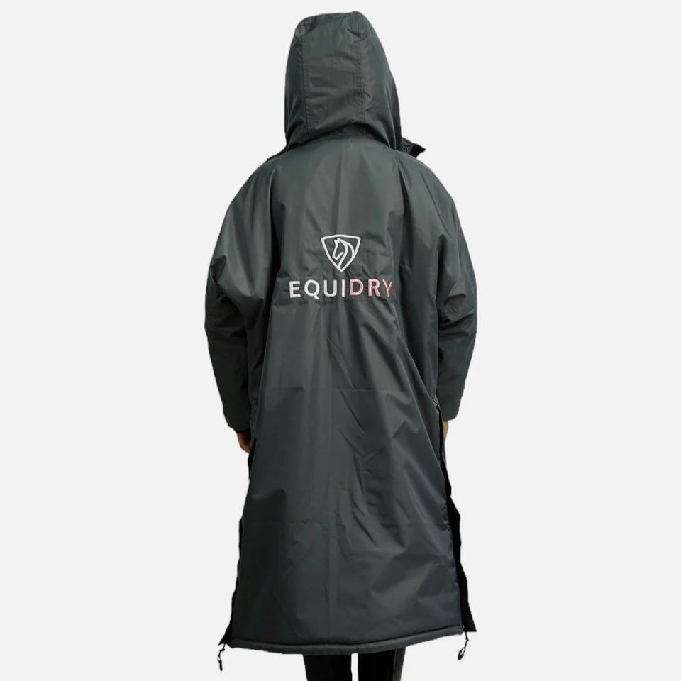 EQUIDRY Children's Thick Fleece Evolution #colour_grey-pale-pink