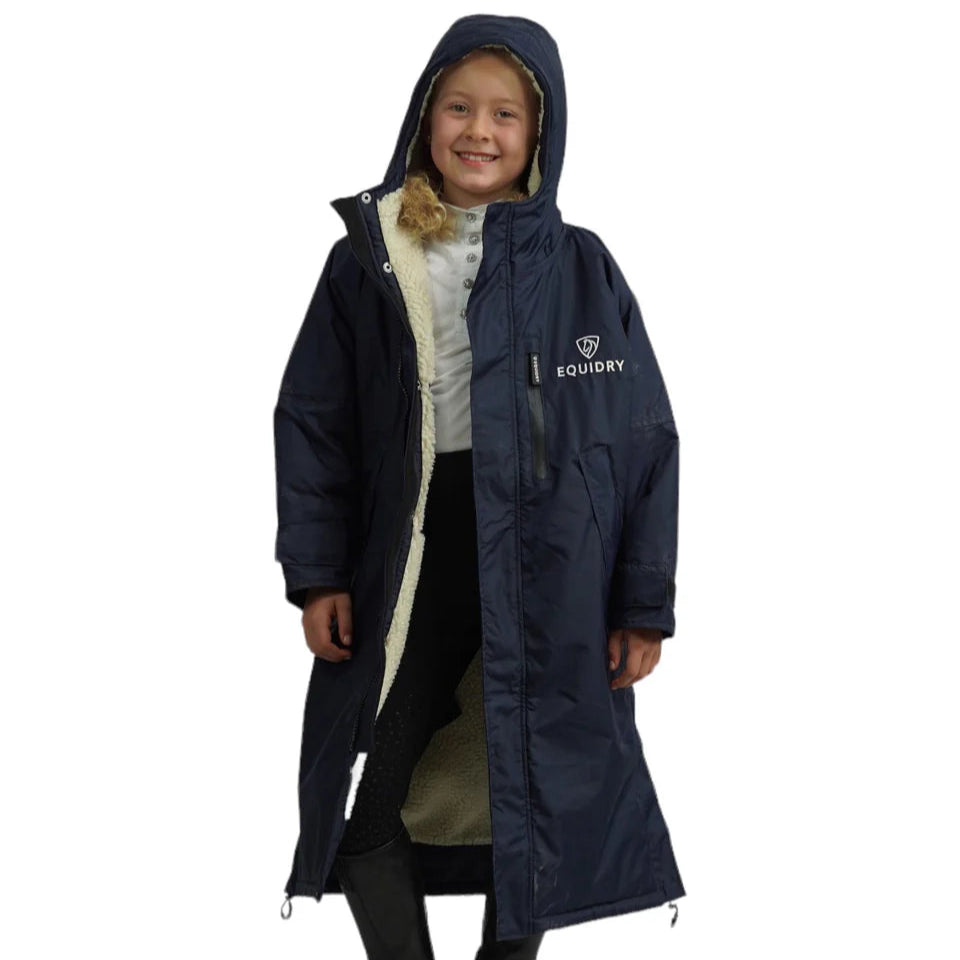 EQUIDRY Children's Thick Fleece Evolution #colour_navy-cream