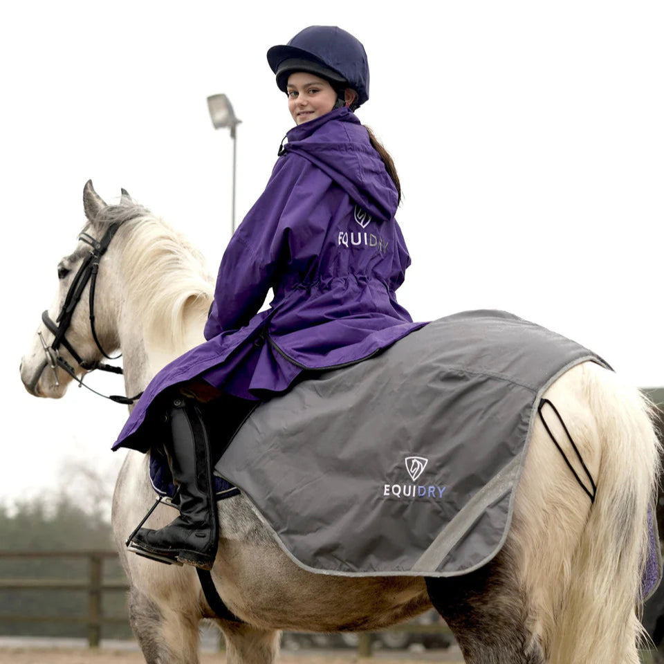 EQUIDRY Children's Thin Fleece Evolution #colour_purple